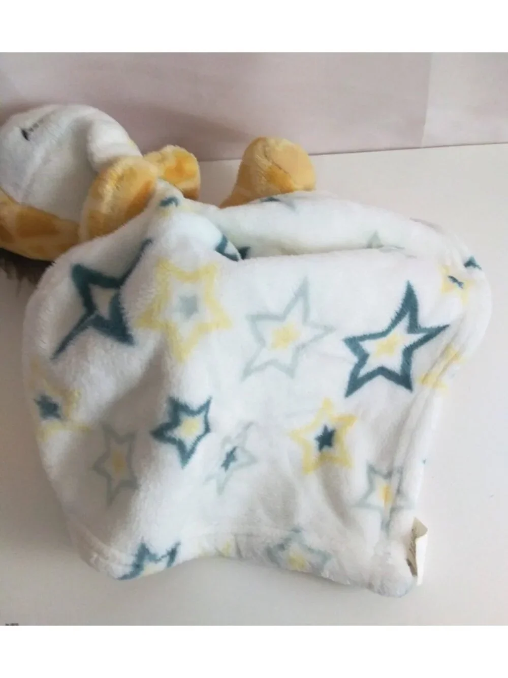 Little Beginnings Giraffe Lovey Snuggy Security Blanket 8